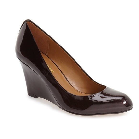 Coach Shoes - NWOT Coach Roni Patent Wedge Pump